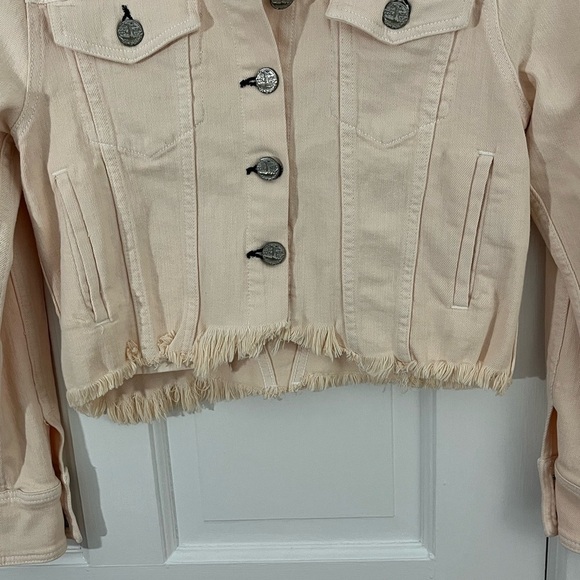 McGuire Denim Light Pink Jean Jacket - Picture 3 of 14